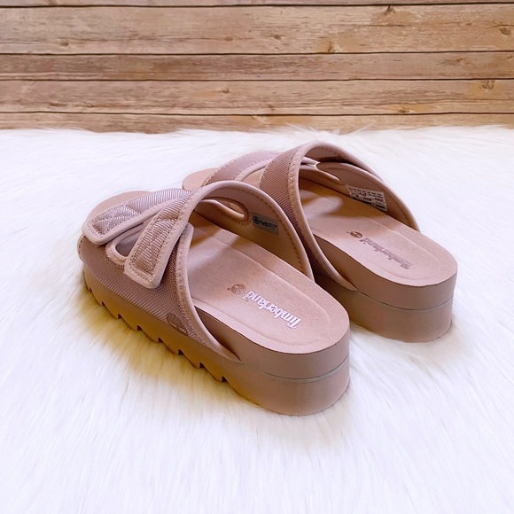 Timberland Women’s Santa Monica Sunrise Light Pink Slide Sandals - Picture 4 of 8